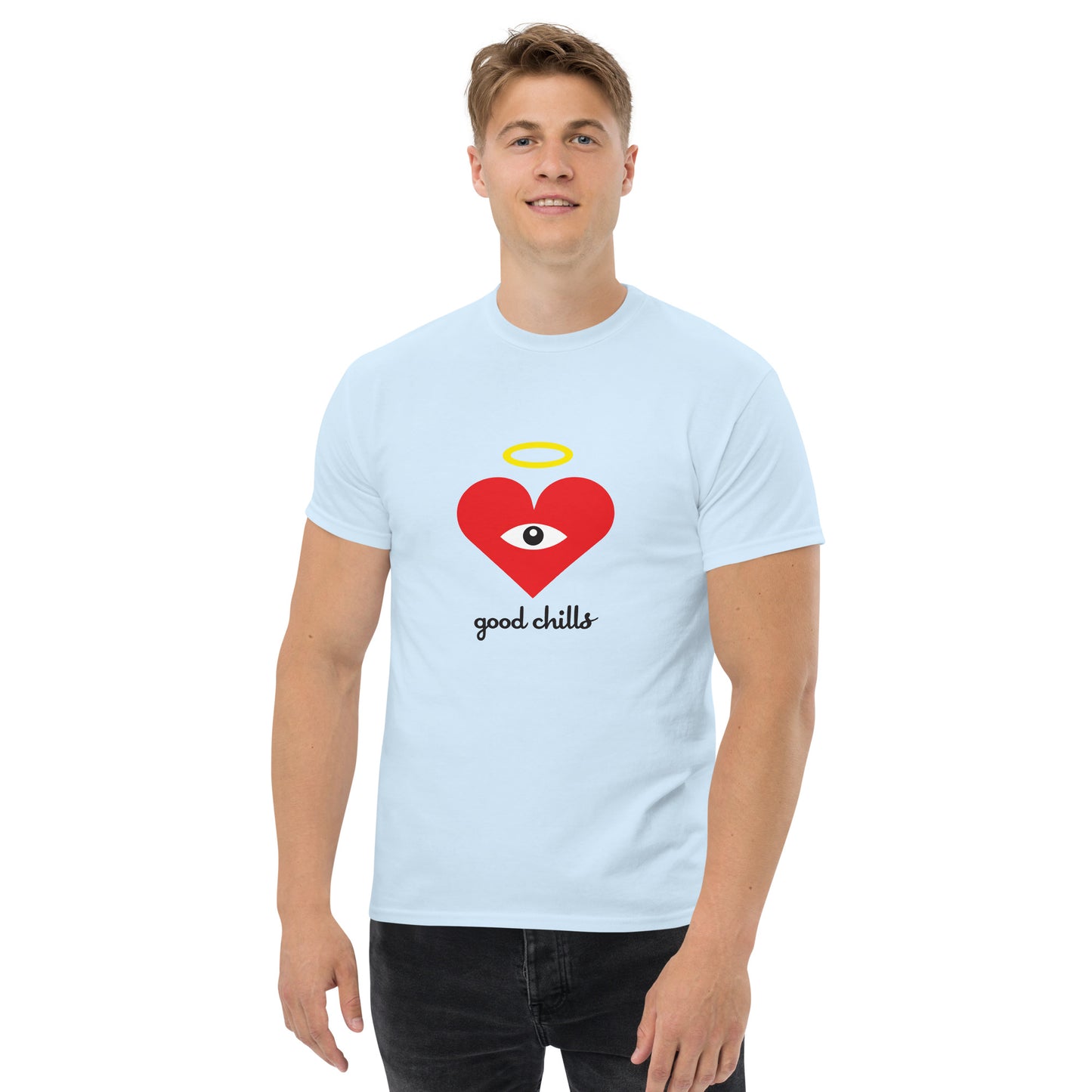 "good chills" Red Heart-Eye Classic Printed Tees