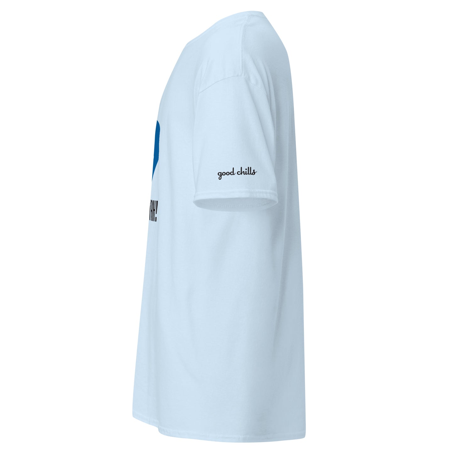 I LOVE YAH! Blue Heart-Eye Classic Printed Tees
