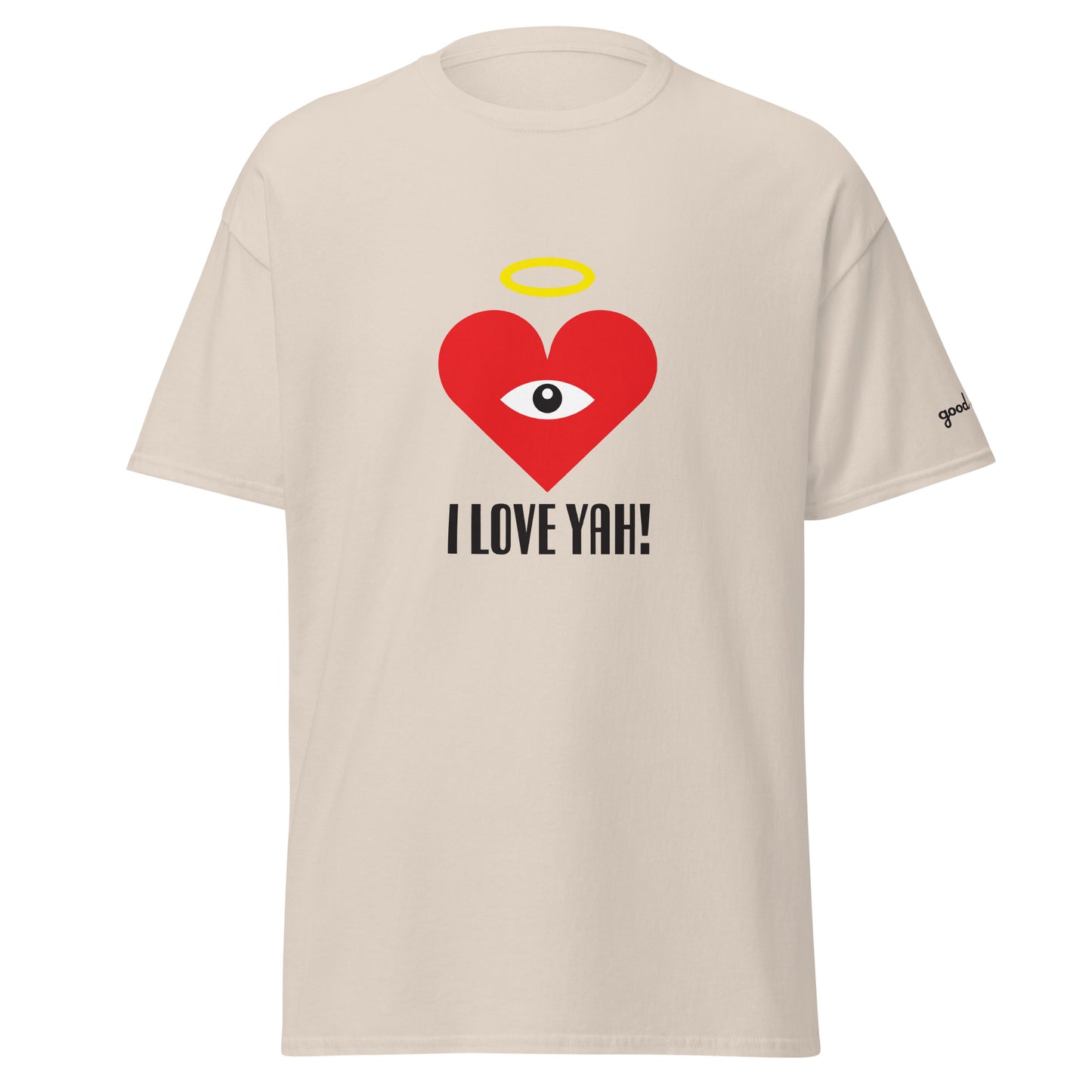 I LOVE YAH! Red Heart-Eye Classic Printed Tees