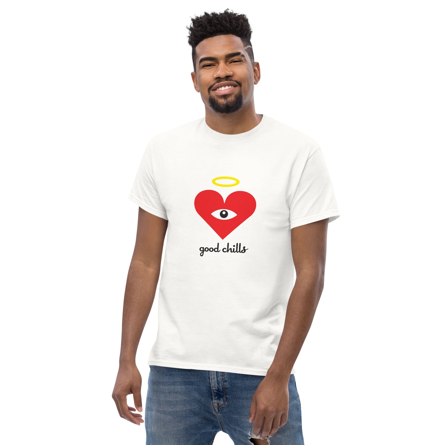 "good chills" Red Heart-Eye Classic Printed Tees