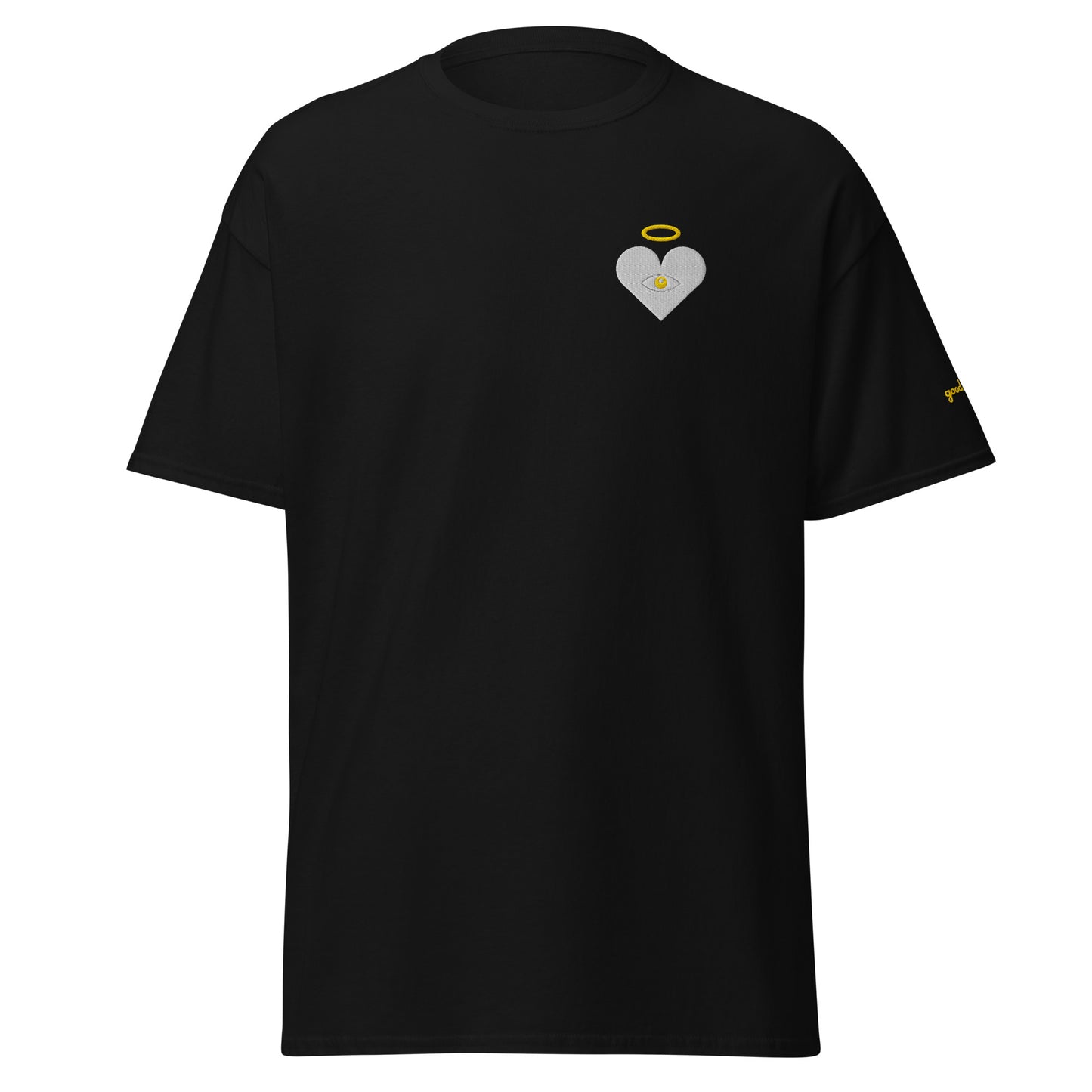 Protect Your Heart! Cloud x Gold Heart-Eye [Embroidered] Classic Tees