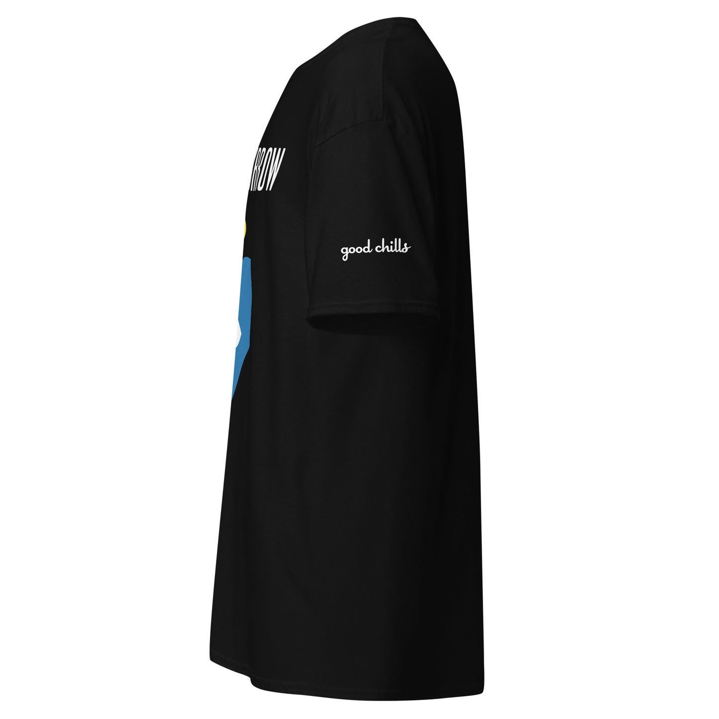 WITHOUT SORROW Blue Heart-Eye Black Tee