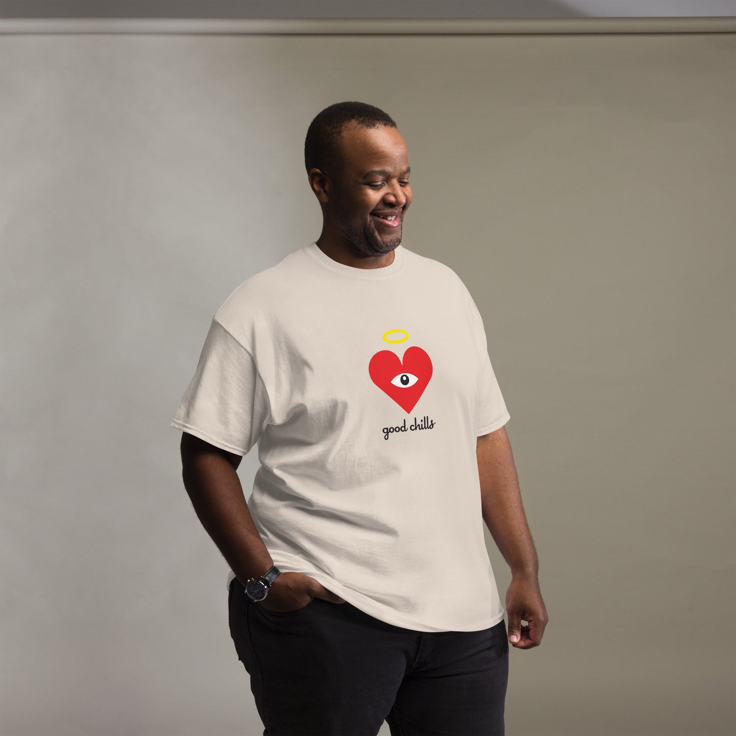 "good chills" Red Heart-Eye Classic Printed Tees