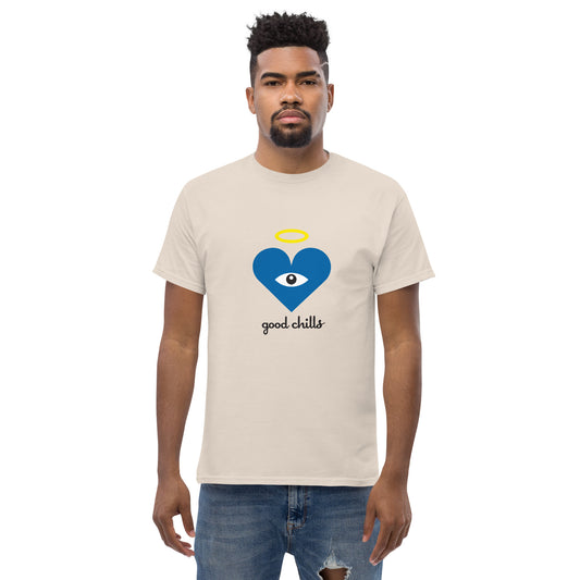 "good chills" Blue Heart-Eye Classic Tees