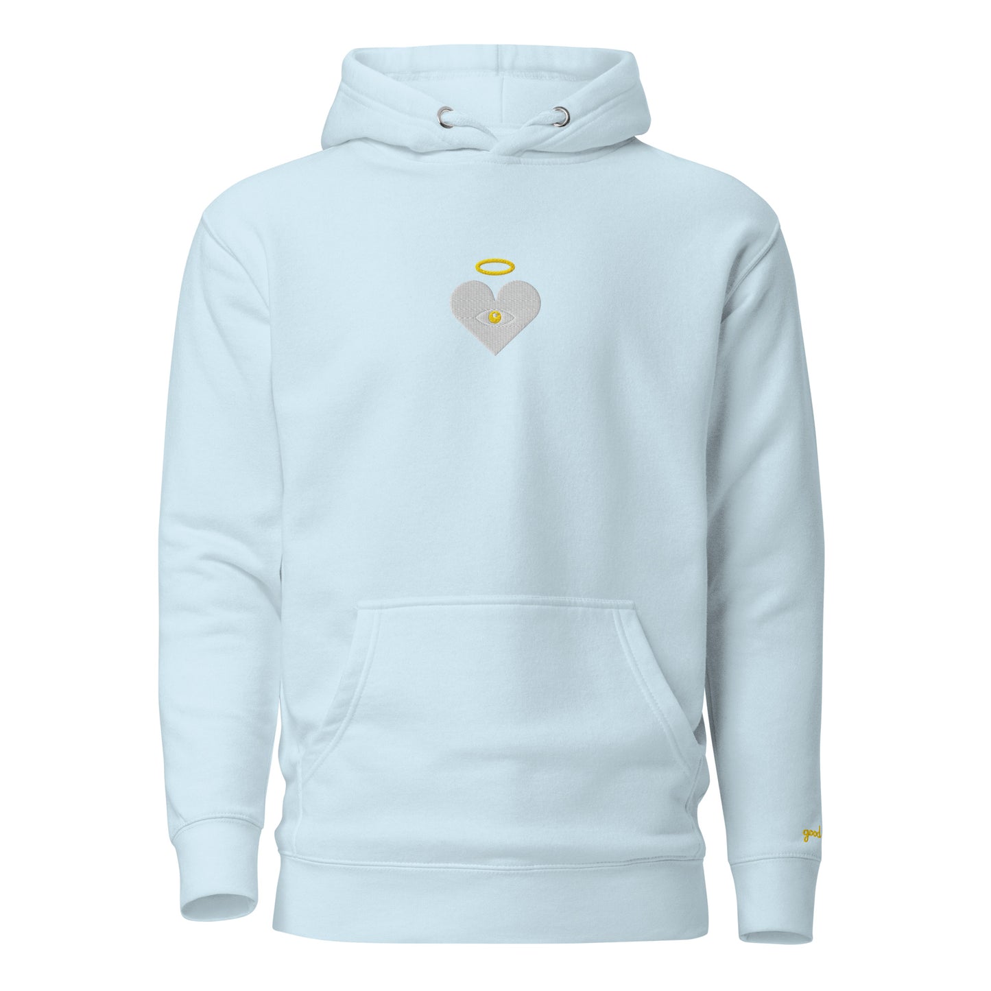 Cloud x Gold Heart-Eye [Embroidered] Unisex Hoodies