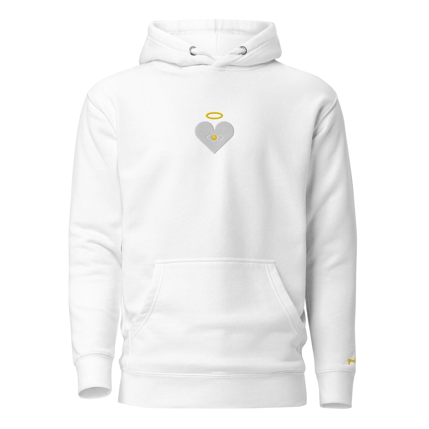 Cloud x Gold Heart-Eye [Embroidered] Unisex Hoodies